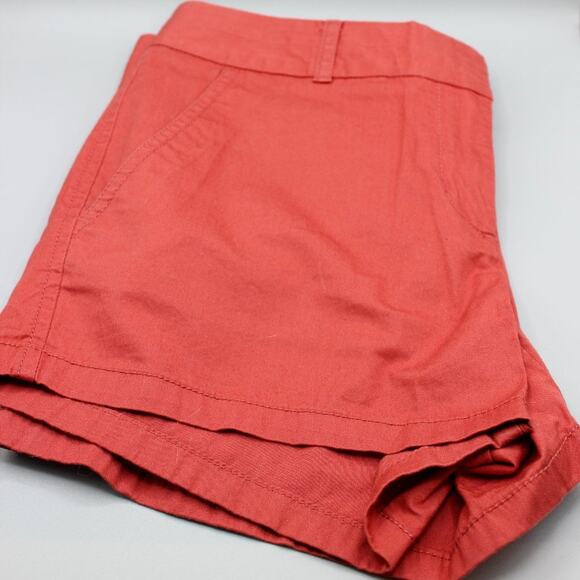 J. Crew Broken In Chino Shorts Coral Size 2 - Picture 5 of 7
